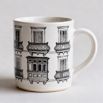 Maltese Balconies Ceramic Mug