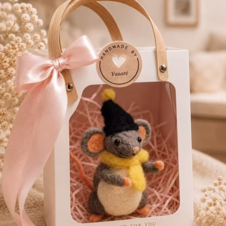 woolen-mouse-keychain
