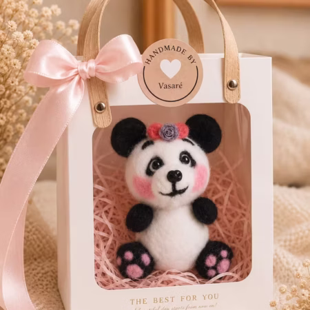 woolen-panda-keychain